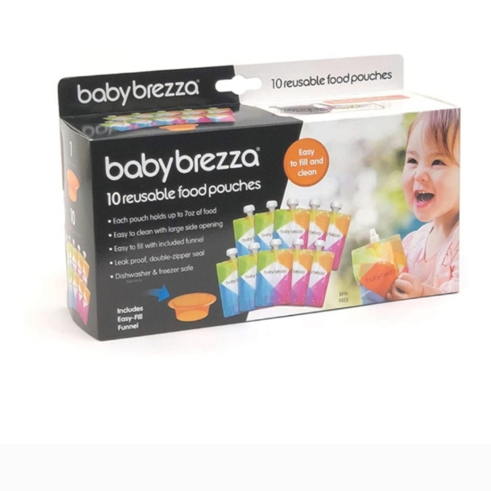 ♥️ New Baby Brezza Reusable Pouches Set